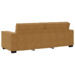 vidaXL 3-miestna pohovka hnedá 220x78x84 cm zamatová – Obrázok 6