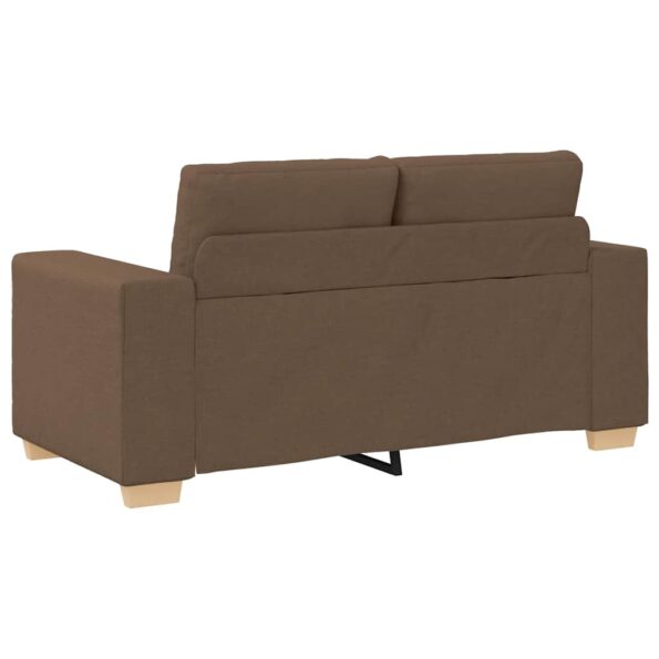 vidaXL Dvojpohovka hnedá 160x77x82 cm látková – Obrázok 6