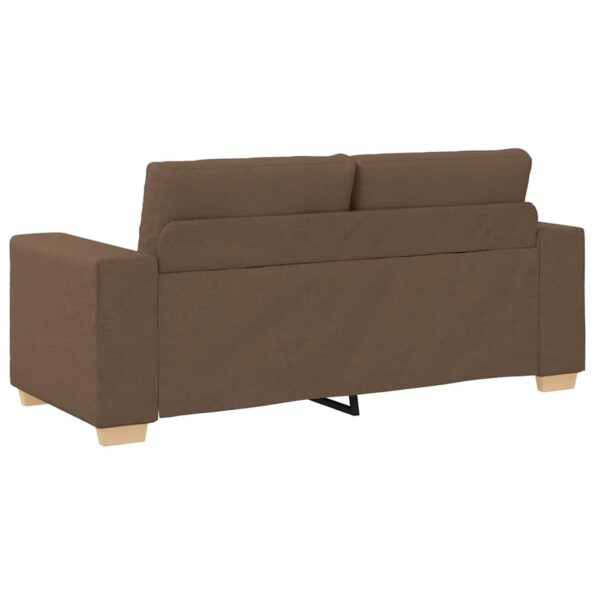 vidaXL Dvojpohovka hnedá 180x77x82 cm látková – Obrázok 6