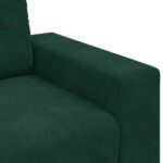 vidaXL Rozkladacia pohovka, tmavozelená 100x78x80 cm, zamatová – Obrázok 7