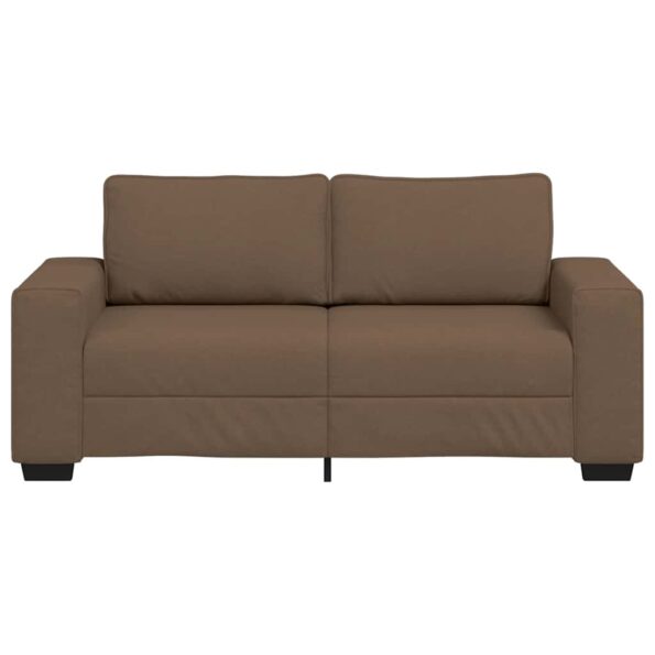 vidaXL 2-miestna pohovka hnedá 180x77x82 cm látková – Obrázok 4
