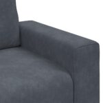 vidaXL Rozkladacia pohovka, tmavosivá 100x77x82 cm, zamatová – Obrázok 7
