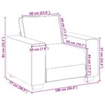 vidaXL Rozkladacia pohovka, kreslo, žltá 100x77x82 cm, zamat – Obrázok 9