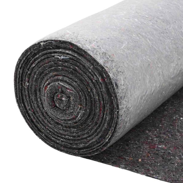 vidaXL Protišmyková maliarska flísová plachta 5 m 180 g/m² sivá – Obrázok 9