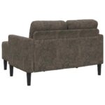 vidaXL 2-miestna pohovka s ležadlom v tvare L, tmavosivá 125 cm, umelá koža – Obrázok 5