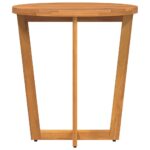 vidaXL Okrúhly záhradný bočný stolík Ø70x75 cm masívne akáciové drevo – Obrázok 5