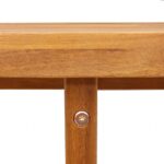 vidaXL Záhradný jedálenský stôl oválny 150x90x75 cm masívne drevo akácia – Obrázok 10