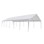 vidaXL Tkanina stanu bez rámu Biely 12 x 6 m PE – Obrázok 6