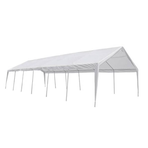 vidaXL Tkanina stanu bez rámu Biely 12 x 6 m PE – Obrázok 6