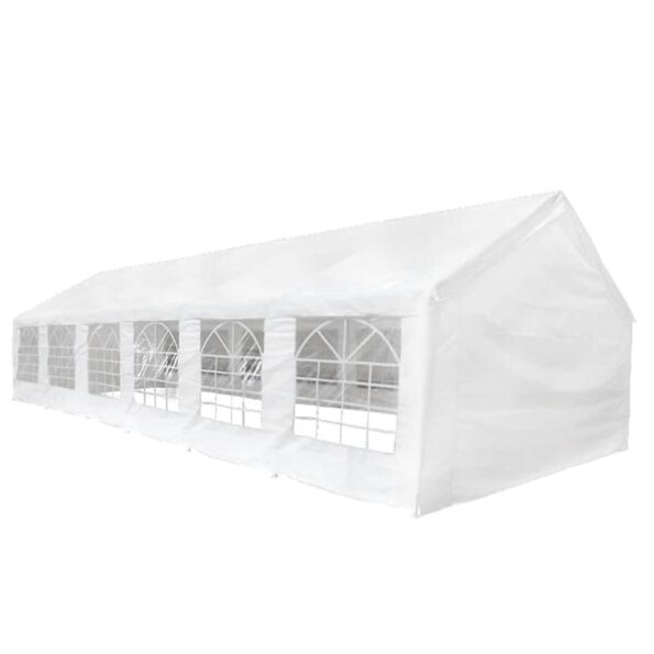 vidaXL Tkanina stanu bez rámu Biely 12 x 6 m PE – Obrázok 7