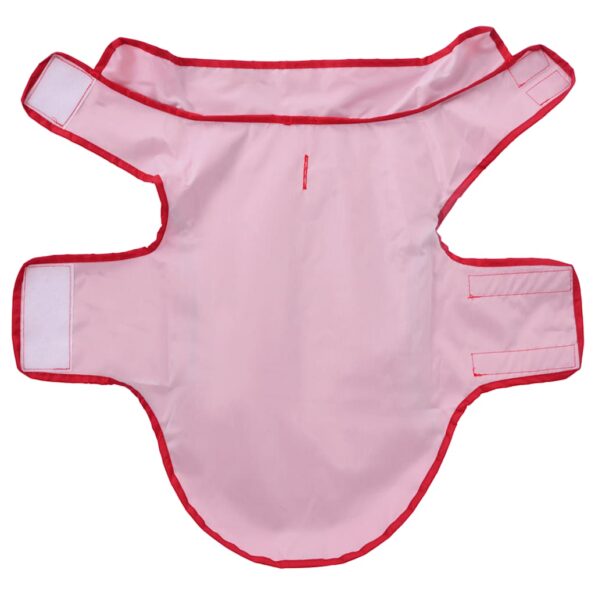 vidaXL Pláštenka pre psa s reflexnými prúžkami, polyesterová, červená, XS – Obrázok 5