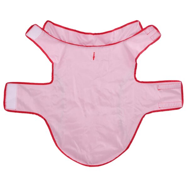 vidaXL Pláštenka pre psa s reflexnými prúžkami, polyesterová, červená, 2XL – Obrázok 5