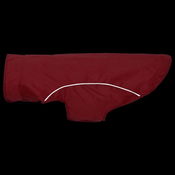vidaXL Pláštenka pre psa s reflexnými prúžkami, polyesterová, červená, 2XL – Obrázok 7