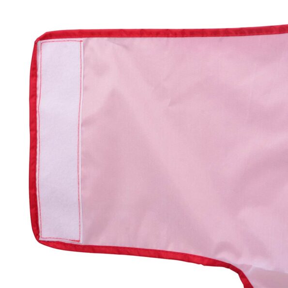vidaXL Pláštenka pre psa s reflexnými prúžkami, polyesterová, červená, 4XL – Obrázok 11