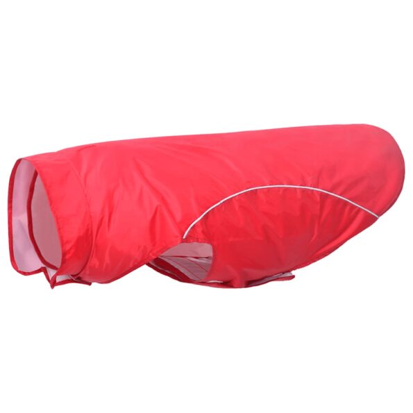 vidaXL Pláštenka pre psa s reflexnými prúžkami, polyesterová, červená, 4XL – Obrázok 2