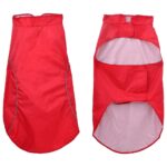 vidaXL Pláštenka pre psa s reflexnými prúžkami, polyesterová, červená, 4XL – Obrázok 3