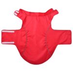 vidaXL Pláštenka pre psa s reflexnými prúžkami, polyesterová, červená, 4XL – Obrázok 4
