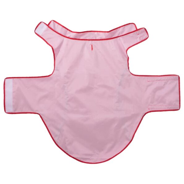 vidaXL Pláštenka pre psa s reflexnými prúžkami, polyesterová, červená, 4XL – Obrázok 5