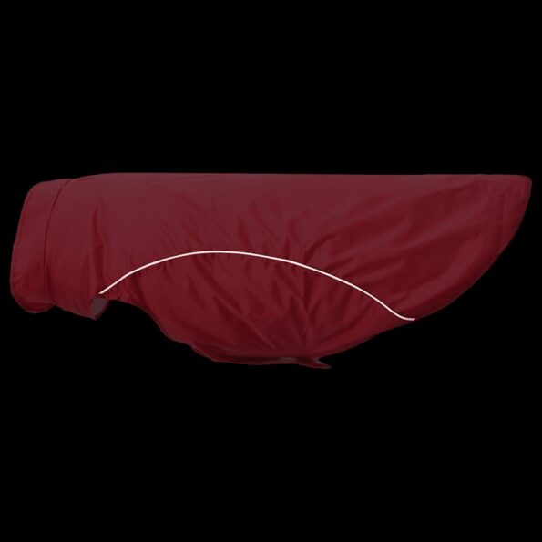 vidaXL Pláštenka pre psa s reflexnými prúžkami, polyesterová, červená, 4XL – Obrázok 7