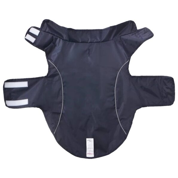 vidaXL Pláštenka pre psa s reflexnými prúžkami, polyesterová, tmavomodrá, 2XL – Obrázok 4