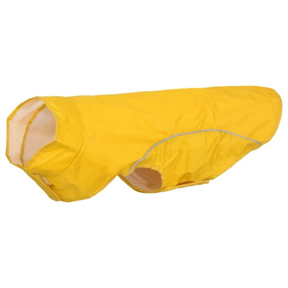 vidaXL Pláštenka pre psa s reflexnými prúžkami, polyesterová, žltá, 2XL – Obrázok 2