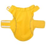 vidaXL Pláštenka pre psa s reflexnými prúžkami, polyesterová, žltá, 2XL – Obrázok 4