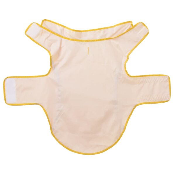 vidaXL Pláštenka pre psa s reflexnými prúžkami, polyesterová, žltá, 2XL – Obrázok 5