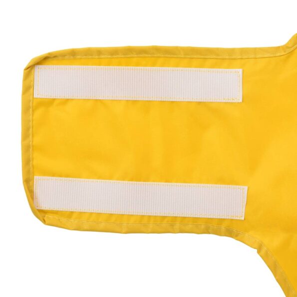 vidaXL Pláštenka pre psa s reflexnými prúžkami, polyesterová, žltá, 4XL – Obrázok 10