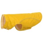 vidaXL Pláštenka pre psa s reflexnými prúžkami, polyesterová, žltá, 4XL – Obrázok 2