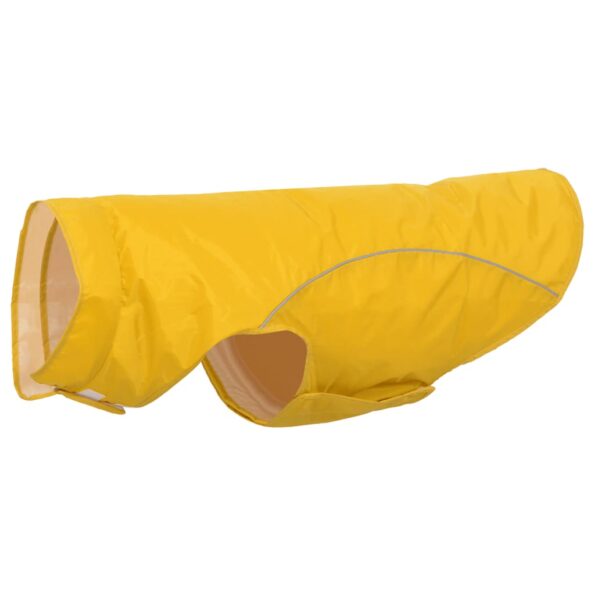 vidaXL Pláštenka pre psa s reflexnými prúžkami, polyesterová, žltá, 4XL – Obrázok 2