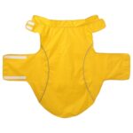 vidaXL Pláštenka pre psa s reflexnými prúžkami, polyesterová, žltá, 4XL – Obrázok 4
