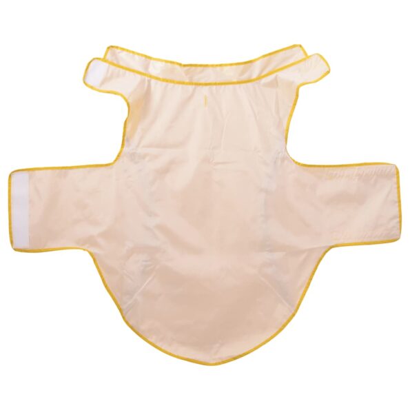 vidaXL Pláštenka pre psa s reflexnými prúžkami, polyesterová, žltá, 4XL – Obrázok 5