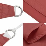 vidaXL Slnečná plachta, terakotová, 7x5x5 m, 100 % polyester, oxford – Obrázok 6