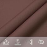 vidaXL Slnečná plachta hnedá 2x2x2 m 100 % polyester oxford – Obrázok 7