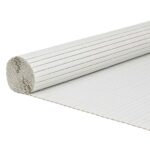 vidaXL Záhradný plot obojstranný biely 1,8x3 m PVC – Obrázok 2