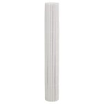 vidaXL Záhradný plot obojstranný biely 1,8x3 m PVC – Obrázok 4