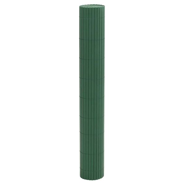 vidaXL Záhradný plot obojstranný zelený 1,8x3 m PVC – Obrázok 4
