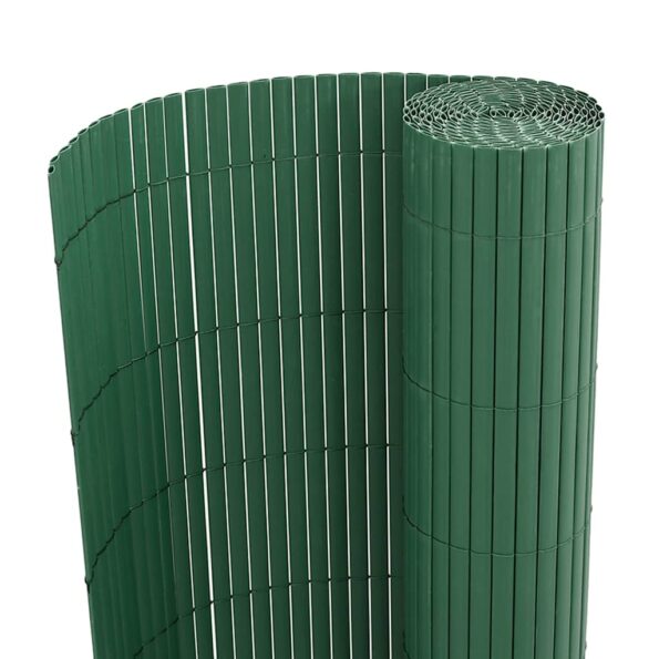 vidaXL Záhradný plot obojstranný zelený 1,8x3 m PVC – Obrázok 6