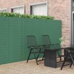 vidaXL Záhradný plot obojstranný zelený 1,8x5 m PVC