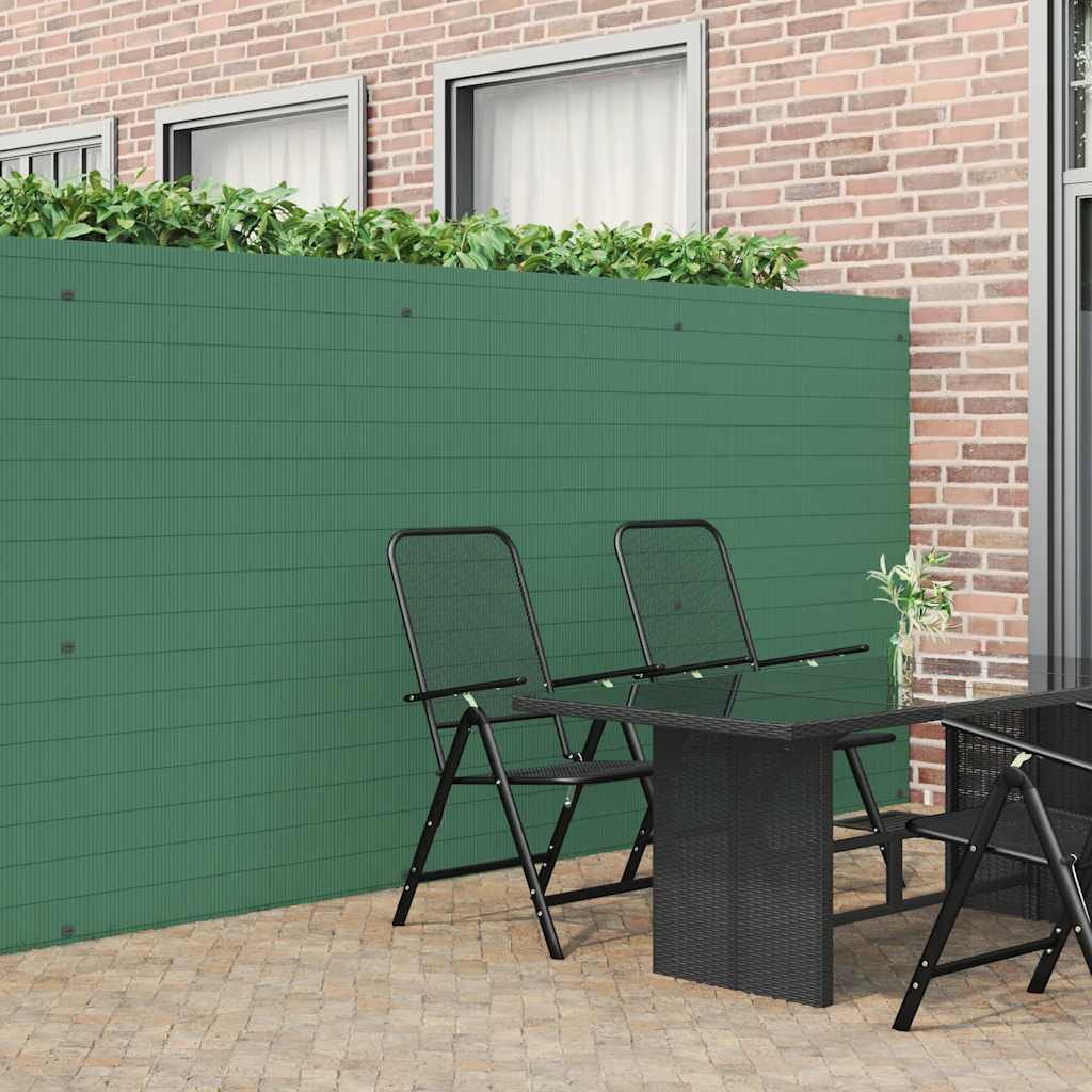 42002624_1.jpg vidaXL Záhradný plot obojstranný zelený 1,8x5 m PVC – Obrázok 1