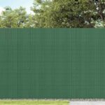 vidaXL Záhradný plot obojstranný zelený 1,8x5 m PVC – Obrázok 3