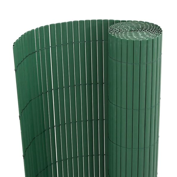 vidaXL Záhradný plot obojstranný zelený 1,8x5 m PVC – Obrázok 6