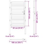 vidaXL Záhradná brána uzamykateľná čierna 100x150 cm hliníková – Obrázok 10