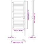vidaXL Záhradná bránka uzamykateľná čierna 100x200 cm hliníková – Obrázok 10