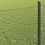 vidaXL Hexagonálny plot Sivá 0,5 x 100 m PVC – Obrázok 4