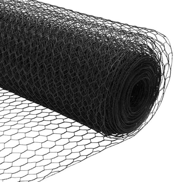 vidaXL Hexagonálny plot Sivá 0,5 x 100 m PVC – Obrázok 8