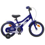 vidaXL Detské Kolo 12 Palcov pre 2-4 roky Tmavomodrá