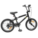 vidaXL BMX Bicykel 20 Palcov pre nad 9 rokov Čierna – Obrázok 3