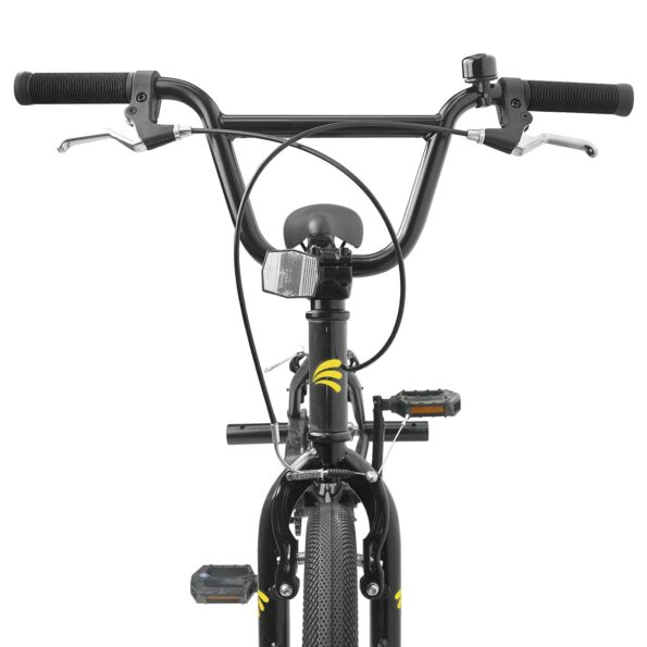 vidaXL BMX Bicykel 20 Palcov pre nad 9 rokov Čierna – Obrázok 5