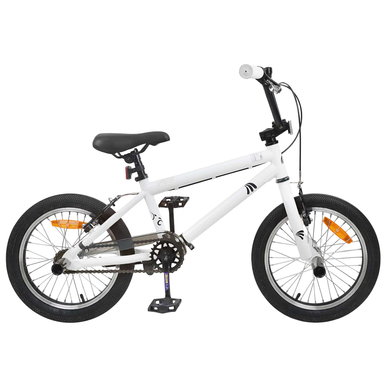 42009706_1.jpg vidaXL BMX Bicykel 20 Palcov pre nad 9 rokov Biela – Obrázok 1
